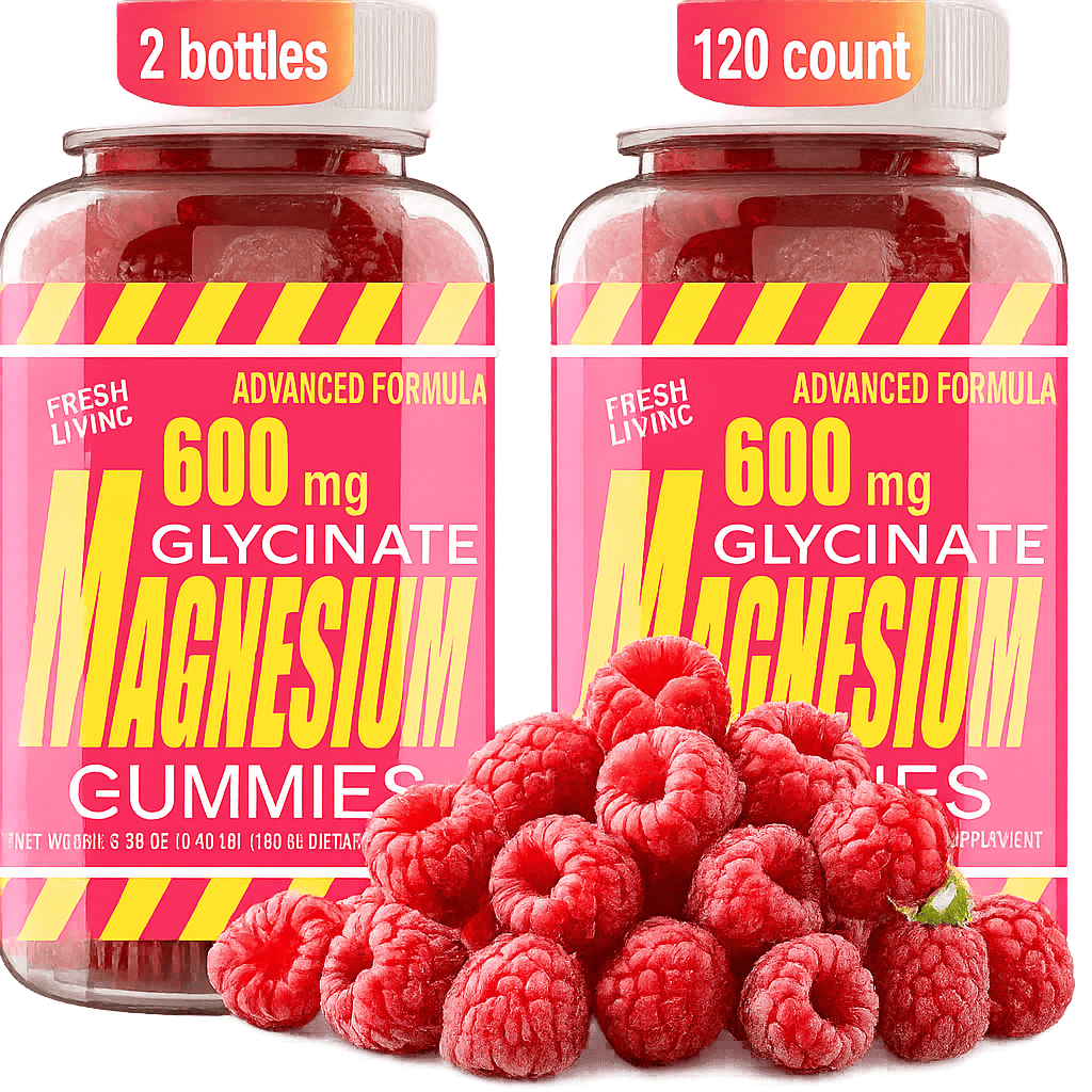 Magnesium Glycinate Gummies - 2 Pack Supplements Amazon Bizyac
