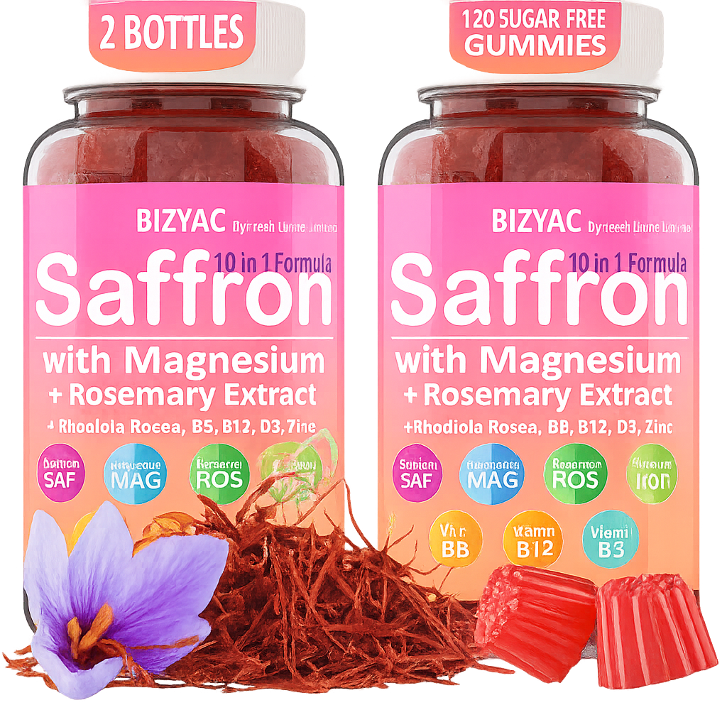 Saffron Extract Gummies Bizyac Amazon supplements gummies