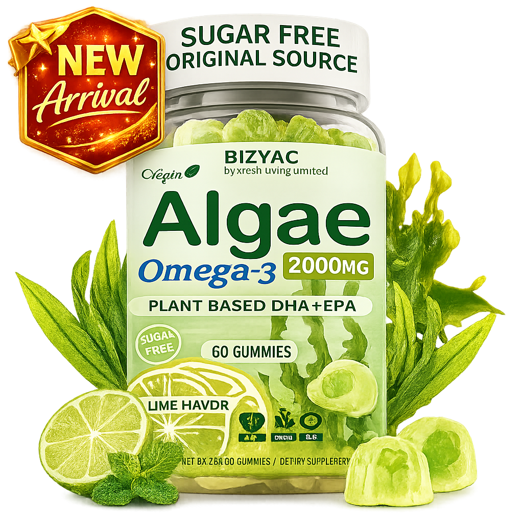 Algae Gummies with Omega-3 w/ Center Filled Technology